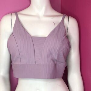 Old Navy Active Powersoft Lavender Ribbed Women's Sports light support bra XL